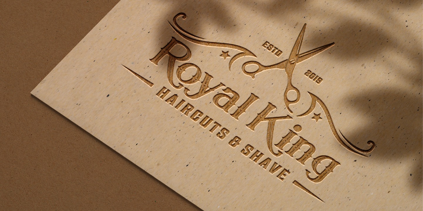 Пример шрифта Royal King Regular